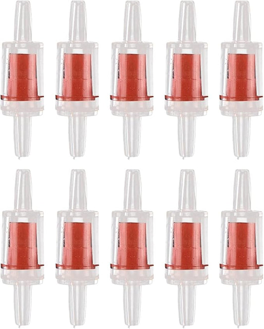 10Pcs One Way Non-Return Check Valve Aquarium Fish Tank CO2 System Air 10pcs