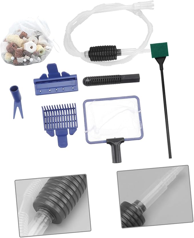 BESPORTBLE 1set Aquarium Siphon Cleaner Tool for Fish Tank Manual Water Changer Sand Cleaner Debris Kit Materials for Aquariums
