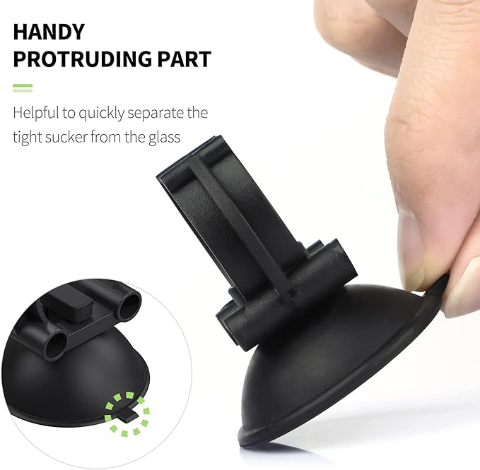 Pawfly 12 Pack Aquarium Heater Suction Cups Suckers with 0.95 Inch Clips Black Standard Heating Rod Holders Clamps for Fish Tanks (Not for Airline Tubing), 1.3 Inch