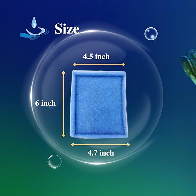 20 Pack Replacement Aquarium Filter Cartridge, Fit for Aqua-Tech 10-20 Gallon Power Filters, for Aqua-Tech EZ-Change #2 Fish Tank Filters