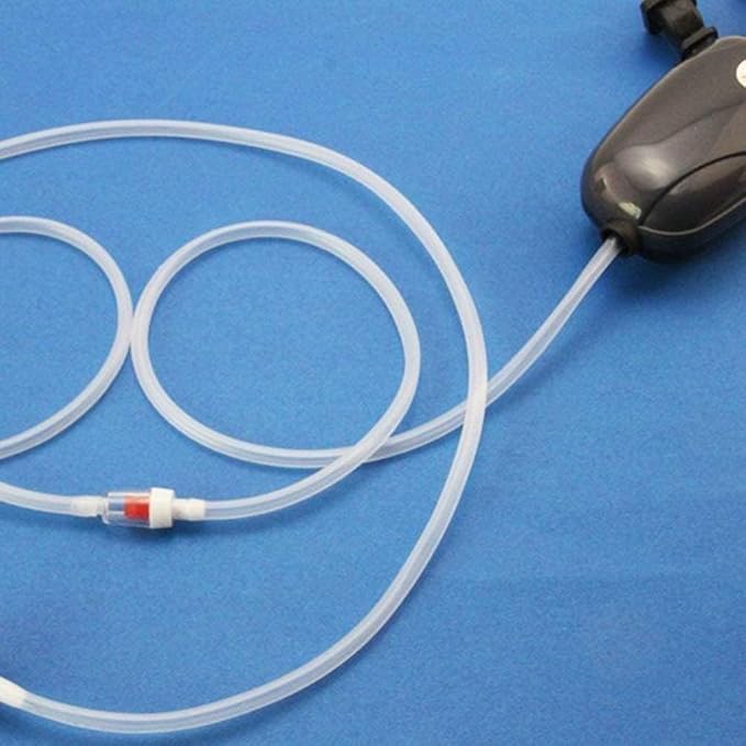 2Pcs Red Backflow Prevention Valve Aquarium Check Bubble Air Pump Valve for Fish Tank Aquarium Air Pump Accessories