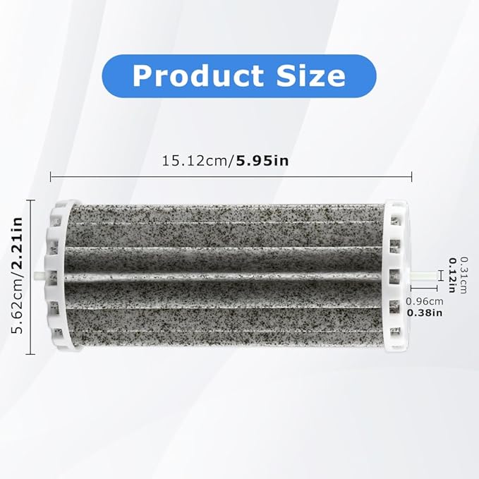 2 Pack Aquarium Fish Tank Filters Compatible with Marine-Land Pen-Guin 350 200, Hang On Filters Replacement for Pen-Guin Bio-Wheel 350B 200B Assembly Bio-Wheel Part, PRBW2350B