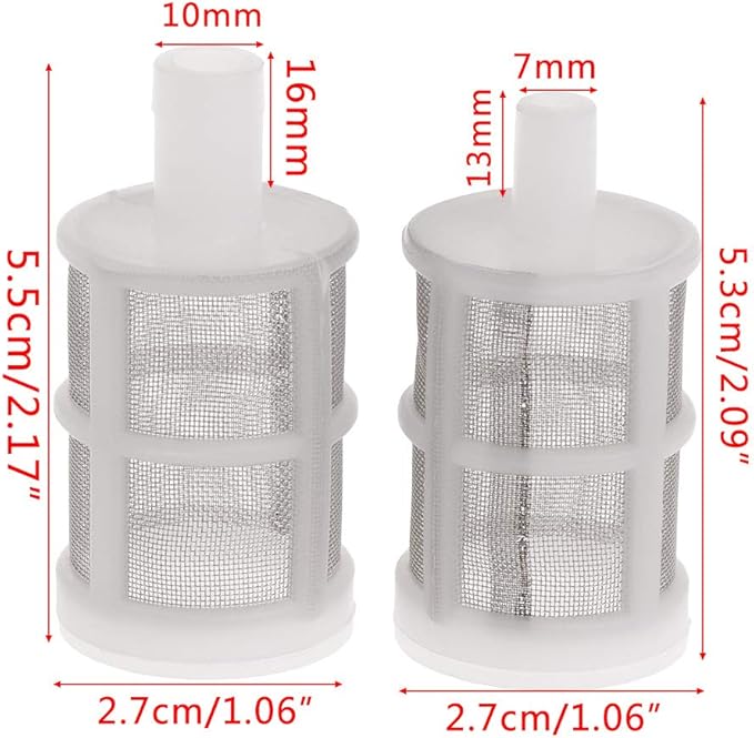 Fish Tank Filter Mesh Water Pump Hose Net Clean Screen Pumps Aquarium Supplies 7mm/10mm