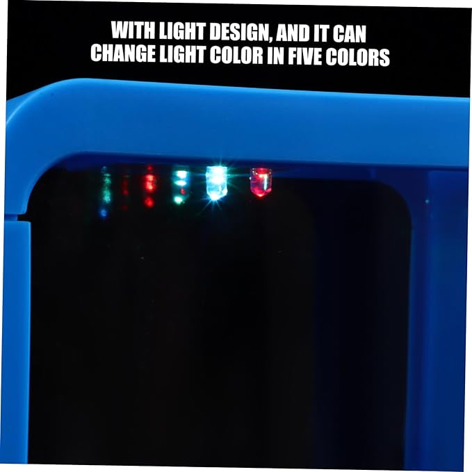 DOITOOL Mini Betta Fish Tank with Fish Light Lamp Aquarium Decor Breeding Isolation Box