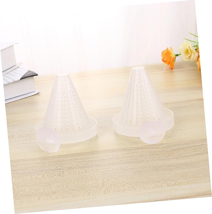 FOMIYES 3pcs Automatic Fish Feeder Red Worm Cup Cone Feeder Suction Aquarium Tank Feeding Cup for Small Fish Aquatic Pets