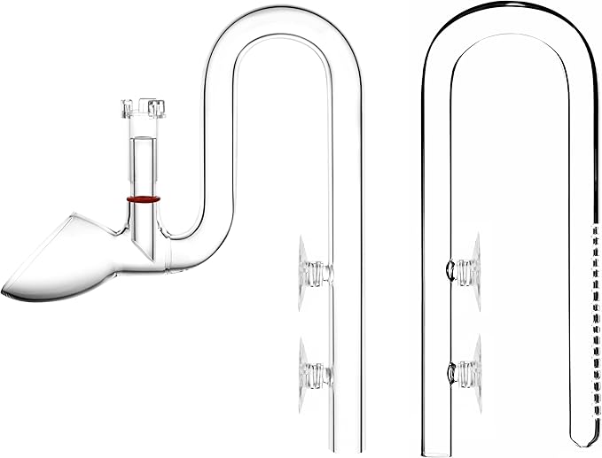 Mini Skimmer Lily Pipe Outflow and Inflow Kit for Nano Planted Tanks (17mm for 5/8'' i.d. (16/22mm) tubing)