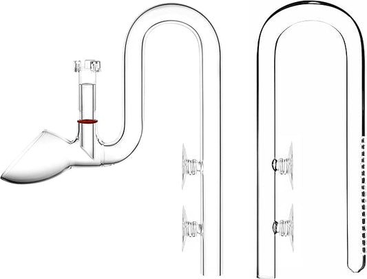 Mini Skimmer Lily Pipe Outflow and Inflow Kit for Nano Planted Tanks (17mm for 5/8'' i.d. (16/22mm) tubing)