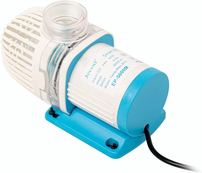 Jecod EP Smart DC Pump with LCD Display Controller for Saltwater Tank (EP-5000M, 1320GPH)