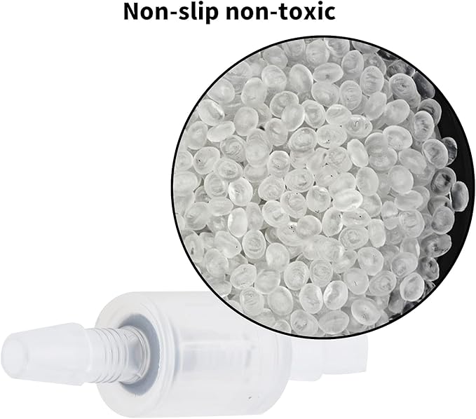 Check Valve Air Pump Accessories PP NonSlip Airtight Valve for Aquarium Hydroponics Air Tubing 1/4 Inch (3/16'')