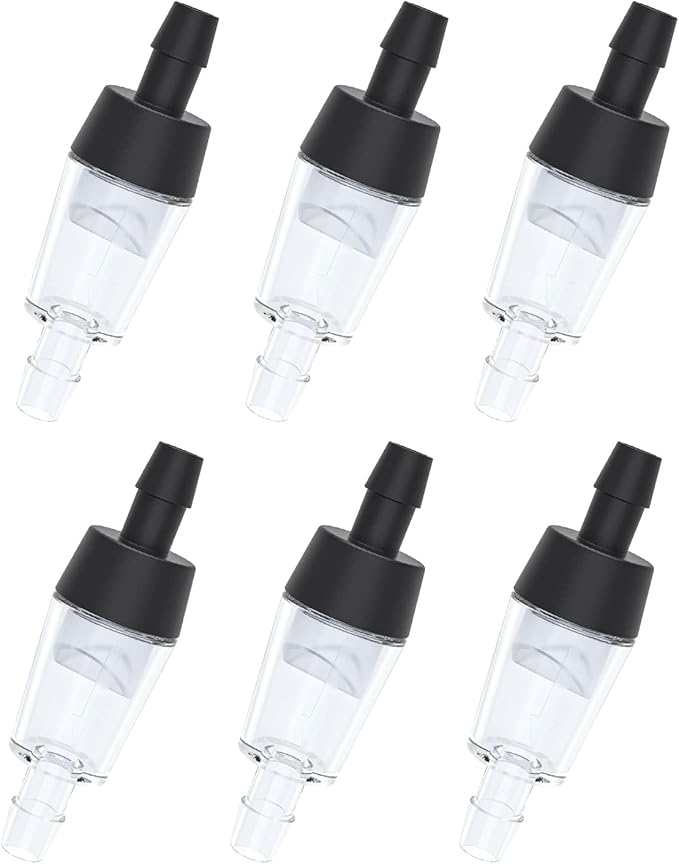 Pawfly Aquarium Check Valves Plastic One Way Non-Return Check Valve for Fish Tank