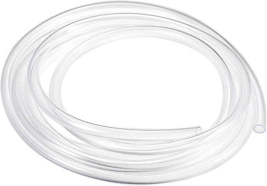 Clear Plastic PVC Tubing Flexible Vinyl Tube, [for Garden Irrigation Water Hose, Fish Tank, Aquarium] - 7mmx10mm/10ft