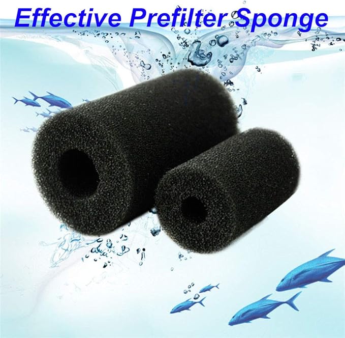 5″ Pre-Filter Foam Replacement Sponge Filtration Kit for Pond Pump Aquarium Fish Tank, 2 Pack fit Part No 7209410 7137710