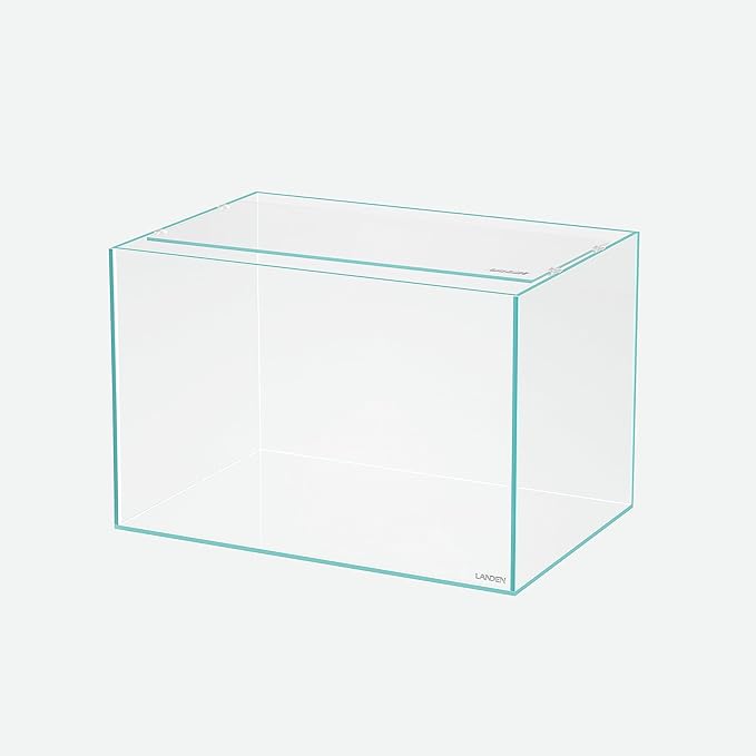 LANDEN 4mm Thick Clear Glass Aquarium Lid, Includes 4 Clips for Secure Placement, 432 X 230mm(17.01x9.06 inches) for 440-444 mm Inner Length Aquariums, Adapted to LANDEN SD453030
