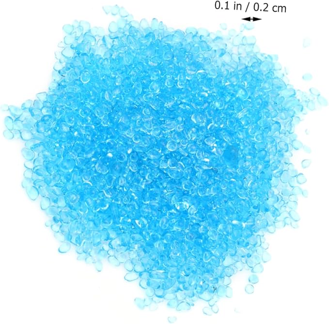 BESPORTBLE 1pack Light Glass Sand Aquarium Stones Decorative Fish Tank Bottom Landscape Ornaments Safe for Fresh for Aquascaping Decoration