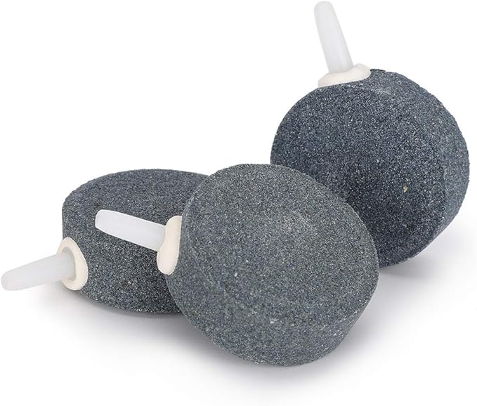 Generic Fish Tank Air Bubble Stone, Sturdy Durable Sand Aerator, Good Air Diffusion Oxygen Plate with 4cm Diameter, Ideal for Aquarium Oxygen Enhancement