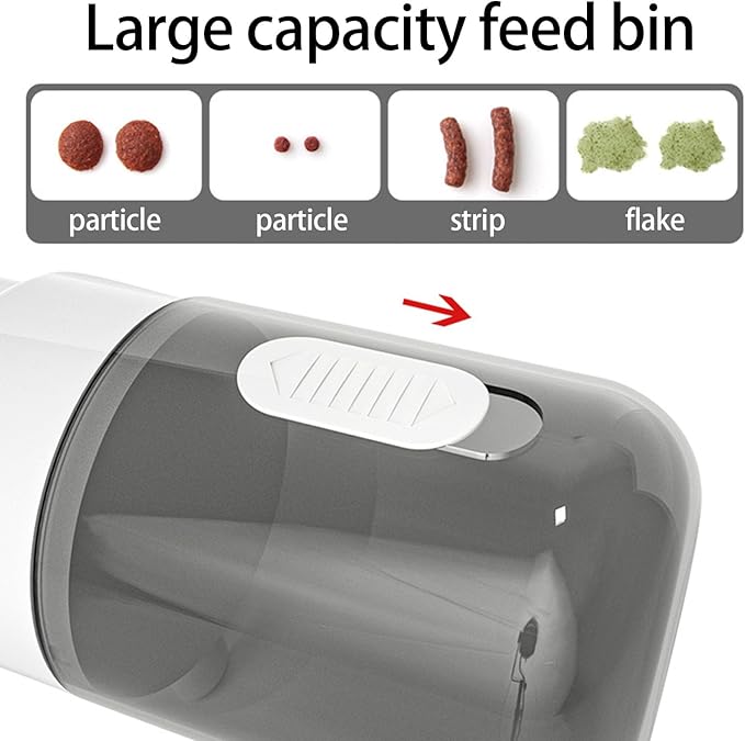 Automatic Fish Feeder for Aquarium, Auto Fish Feeder Dispenser with Programmable Schedule, Auto Food Dispenser with Timer, Aquarium Accessories
