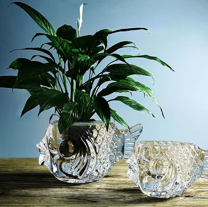 Fish Glass Bowl Multipurpose Living Room Turtle Tank Office Decoration Craft Ornaments Hydroponic Plant Utensils for Office,Living Room,Party,Restaurant
