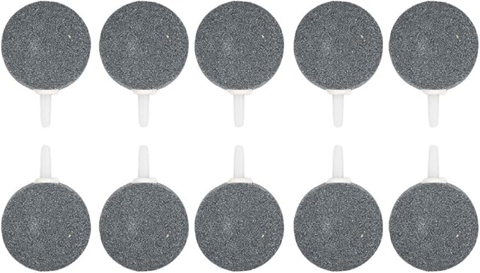 Generic Fish Tank Air Bubble Stone, Sturdy Durable Sand Aerator, Good Air Diffusion Oxygen Plate with 4cm Diameter, Ideal for Aquarium Oxygen Enhancement