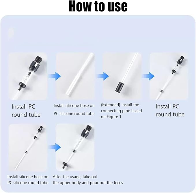 Aquarium Vacuum, Gravel Cleaner, 1.57x6.3 Inches Manual Pump Tool Suction Filter with Waste Remover Function, Ideal for Fish Tank Cleaning, Turtle Ponds, Freshwater Maintenance