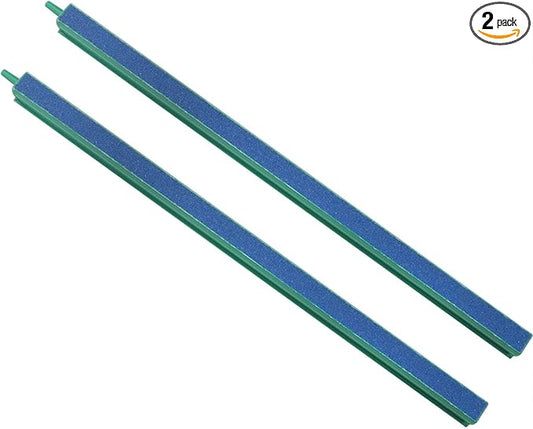 CHENJIN 2PCS Fish Tank Oxygen Booster Bubble Strips 12 inch Fish Tank Bubble Strips Aquarium Release Mineral Air Stone Sticks for Fish Tanks Aquariums Small Ponds Hydroponic Systems