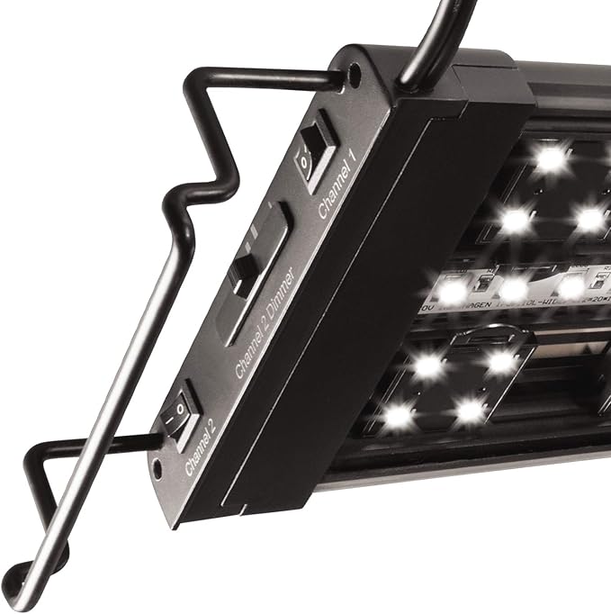 Marineland Fully Adjustable Advanced LED Light for 40 Gallon Aquariums, Customizable Lighting