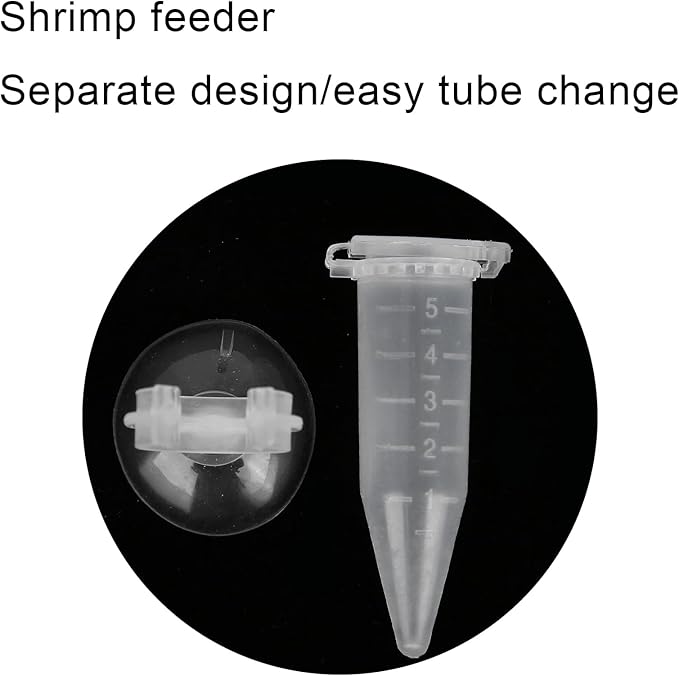 Zerodis 10Pcs V Shape Automatic Fish Feeder, Shrimp Food Feeding Cup Aquarium Red Funnel Cup Automatic Aquarium Fish Food Feeder Feeding Cup with Suction Cup