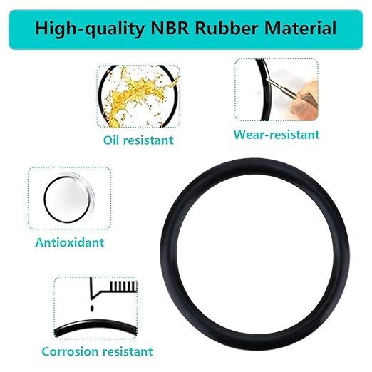 A20212 A-20212 Top Cover Click-Fit O-Ring, Compatible with FX4 FX5 FX6 Aquarium Fish Tank Seal Gasket Ring, Rubber Sealing Washer Replacement Ring for Prevent Leakage(4PCS)