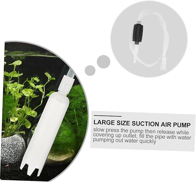 BESPORTBLE 1set Aquarium Siphon Cleaner Tool for Fish Tank Manual Water Changer Sand Cleaner Debris Kit Materials for Aquariums