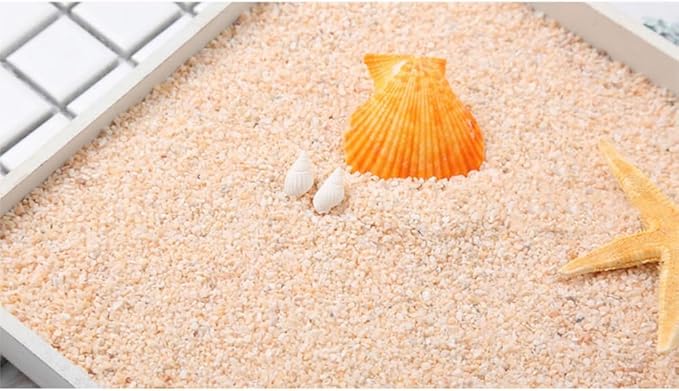 30g Crushed Stone Mini Crystal Chips Decorative Pebbles Gravel Irregular Gemstones Filling Gravel for Water Fountain Sand Landscape Fish Tank Garden (Light Orange(1-2mm))