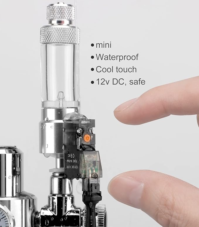Aquarium Replacement Solenoid Valve Parts Accessories for Our CO2 Cylinder Generators or Solenoid Bubble Counter