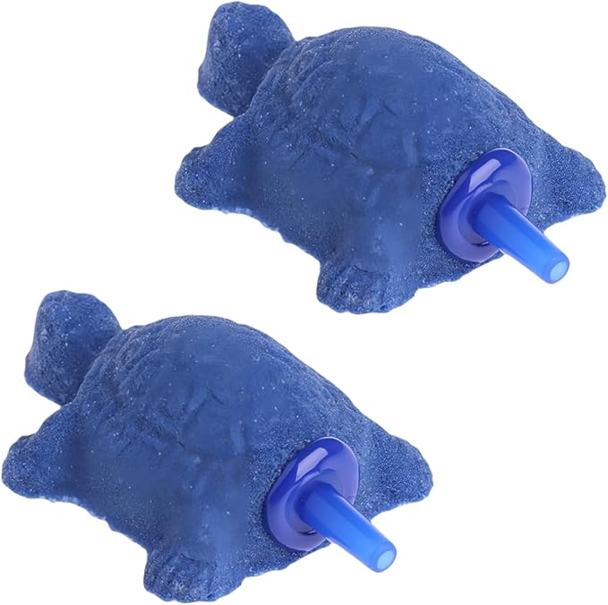 2Pcs Blue Turtle Aquarium Bubble Air Stone Diffuser Fish Tank Aerator Oxygen Pump Ornament Decor Aquarium Air Pump Accessories