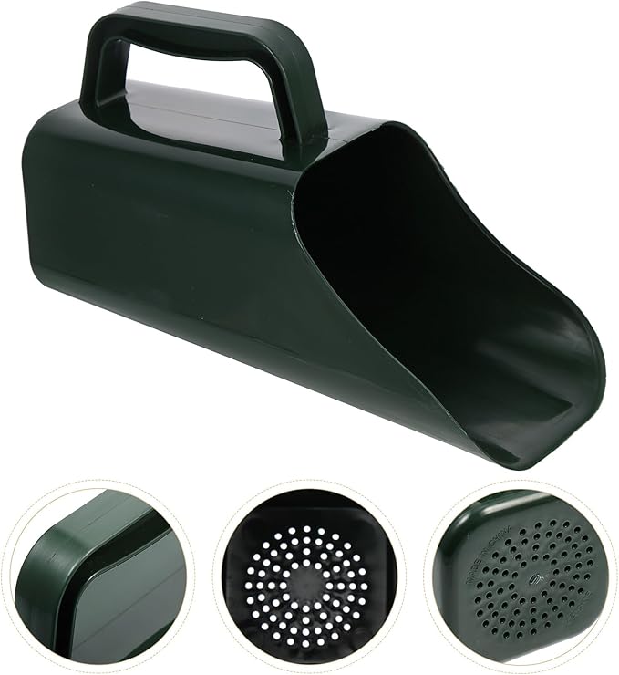 Aquarium Sand Shovel and Fish Tank Sediment Scooper, Plastic Gravel Cleaning Tool with Water-Permeable Barrel for Aquatic Plants and Fish Tank Maintenance