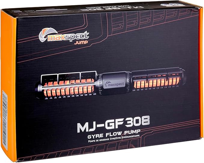 Maxspect Jump Gyre DC 2000 gph Aquarium Wave Maker Pump MJ-GF308, Adjustable Cross Flow, Magnetic Mounting with LED Display Controller