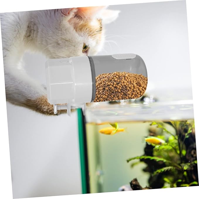 KESYOO Automatic Fish Feeder Timer Settings for Small Aquariums and Easy to Install for and Turtles Feeding Modes