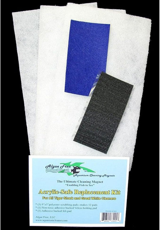 Glass Replacement Pad Tiger/Great White Algae Magnet