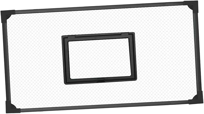 Aquarium Cover Made of 5 Mm Thick Mesh, Versatile, Wear-Resistant Accessory with Feeding Window, 80cmx40cm
