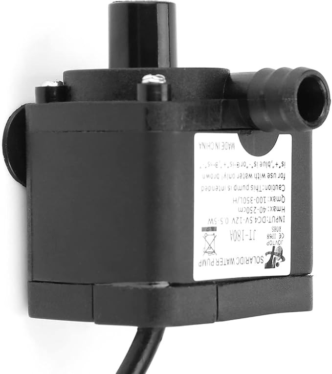 Mini DC 12V Brushless Submersible 350L/H JT-180A-12 Brushless Motor for Fish Water Cooling