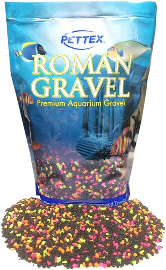 Pettex Roman Gravel Aquatic Roman Gravel, 2 Kg, Neon Sprinkles