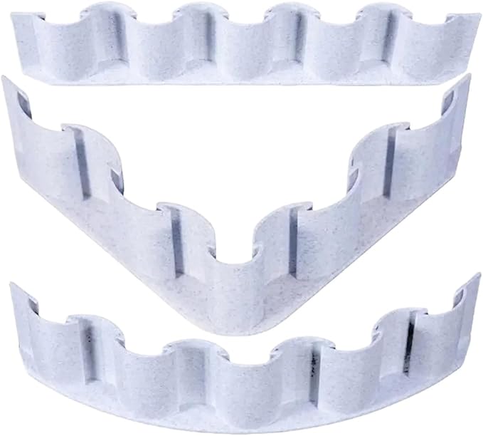 2pcs Aquarium Sand Stone Water Grass Mud Partitions Baffle Plate, Scenery/Decoration to Increase The Layering(Straight)