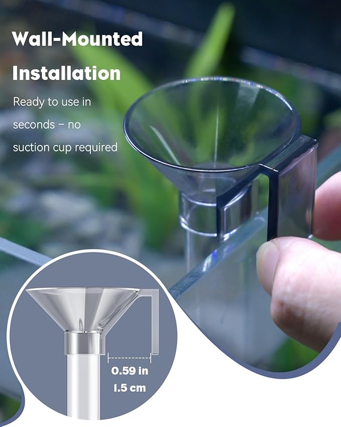 Pawfly Clear Acrylic Shrimp Feeding Tube and Dish Set, Aquarium Fish Feeder Tube with Floating Feed Ring & Cleaning Brush, Adjustable Feeder Tube Fish Feed Tube, Shrimp Tank Accessories