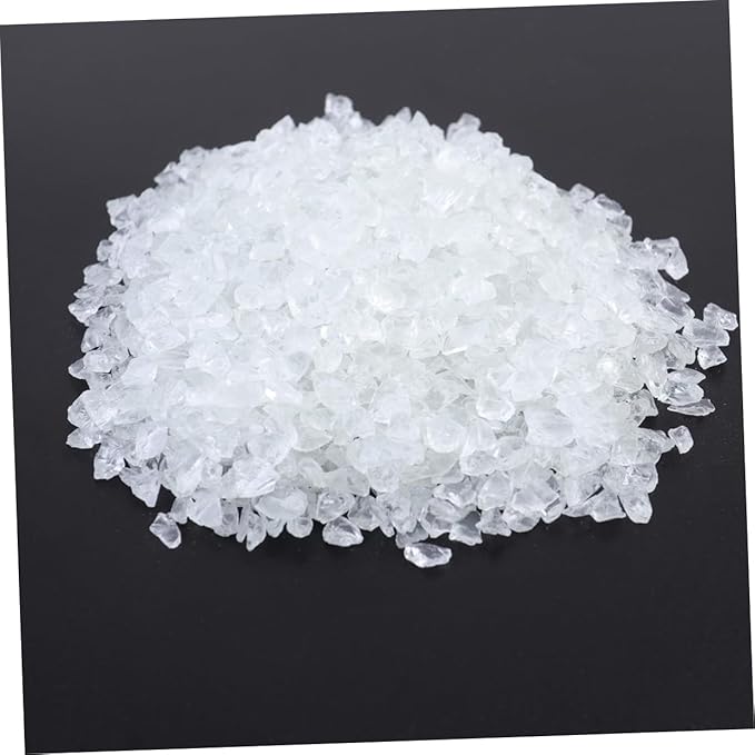 PRETYZOOM 2pcs Glass Sand Decorative Eco Sand for Micro Landscape Fish Tank and Vases for Aquariums and Craft Projects