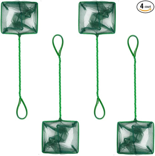 3inch 4inch 5inch 6inch 8inch Aquarium Fish Net Small Nylon Fishing Nets with Plastic Handle for Fish Tank