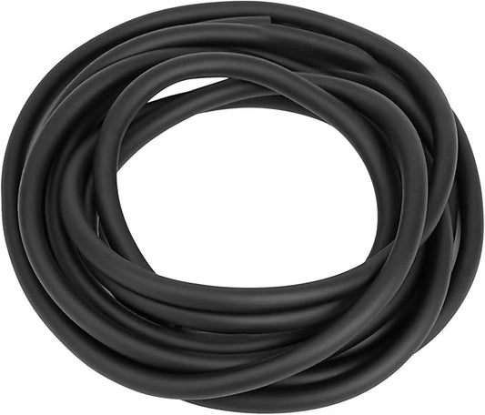 AQUANEAT 8 Feet Aquarium Airline Tubing, Standard 3/16” Black Tube for Fish Tank Air Pump Flexible Hose for Hydroponics and Ponds