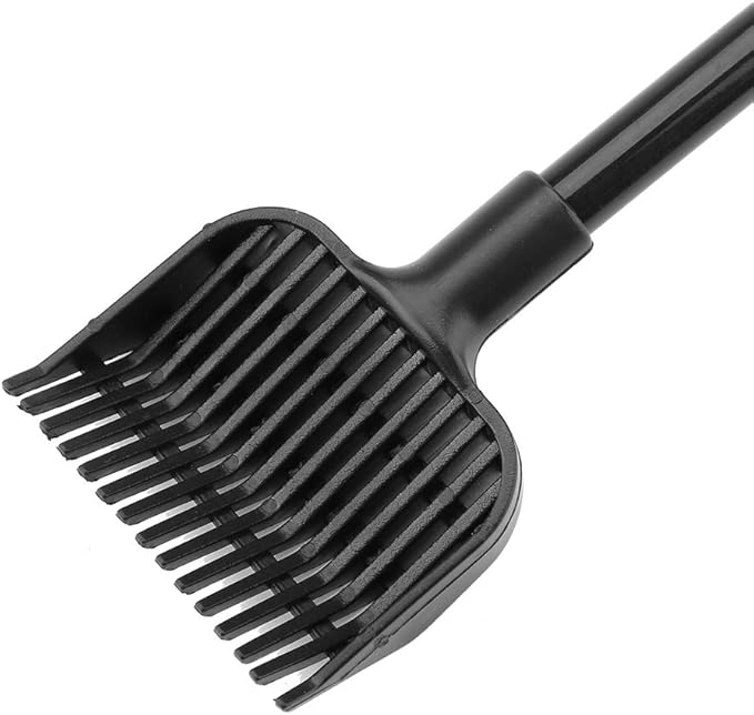 Cocoarm Fish Cleaning Tools 4 in 1 Aquarium Clean Set Aquarium Scraper Cleaner Brush Fish Net Gravel Rake Scraper Fork