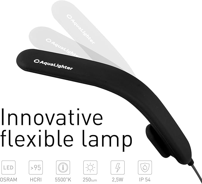 Fish Tank Light - Clip On Aquarium Light - Aquarium Light for Plants - LED Flexible Lamp for Freshwater Light - NanoSoft Yellow Fish Tank Lights 10 Gallon