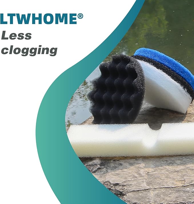 Foam Filter Set, Fine Filters, Carbon Filters, Bio-Foam Filters and Polishing Pads Fit for Fluval FX5 (Pack of 42)