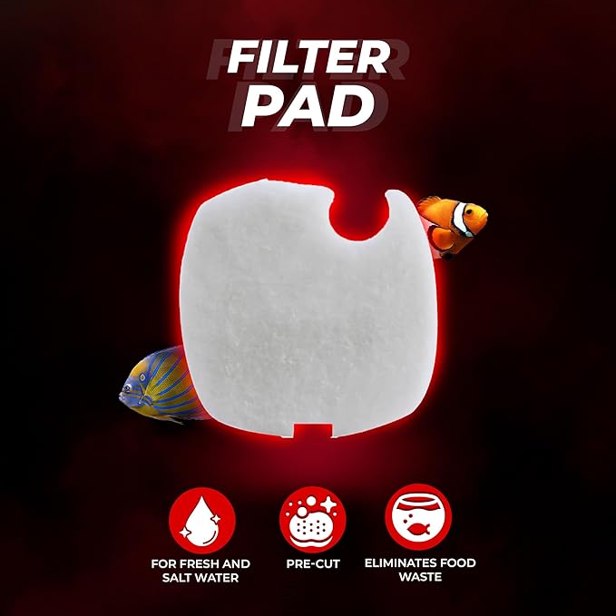 Aquatop Replacement White Filter Pads for CF-500UV & CF-500UVMKII – For Clear Water – Traps Dirt & Waste – Easy to Install