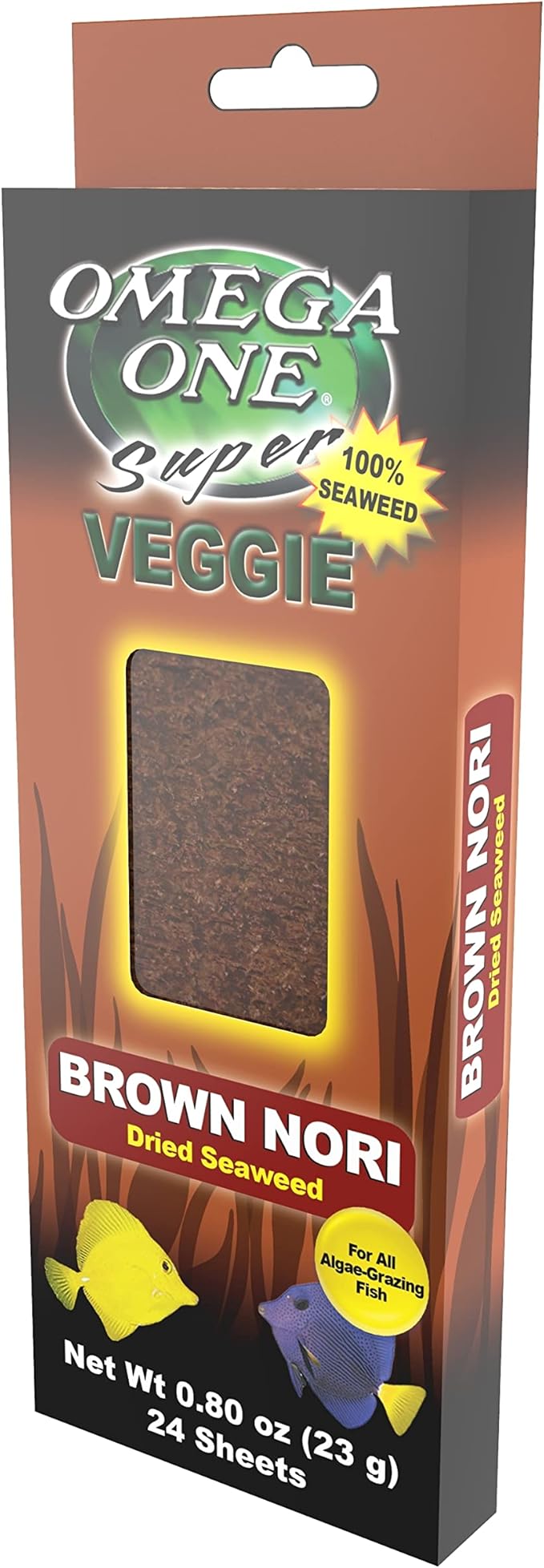 Omega One Seaweed, Brown, 24 Sheets Each (1 Pack)