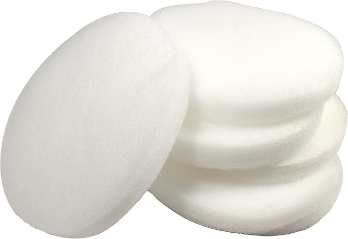 HQRP 6-Pack Fine Media Filter Pad Compatible with Eheim Classic 600 (2217) External Canister Filter, Part # 2616175 Replacement