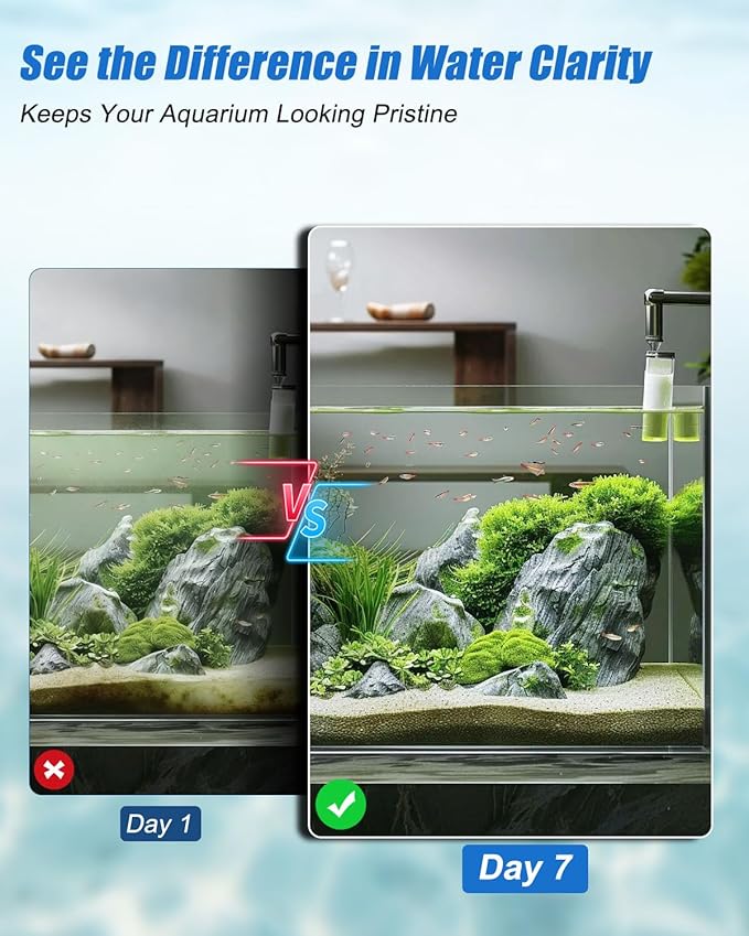 24 Pack Aquarium Filter Media Kit Fit for Fluval 206 207 Canister Filters, Includes Water Polishing Pad, Bio Foam Pad, Foam Blocks, Ceramic Rings, Activated Carbon, Filter Mesh Bag